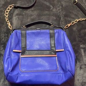 Olivia +Joy blue cross over bag